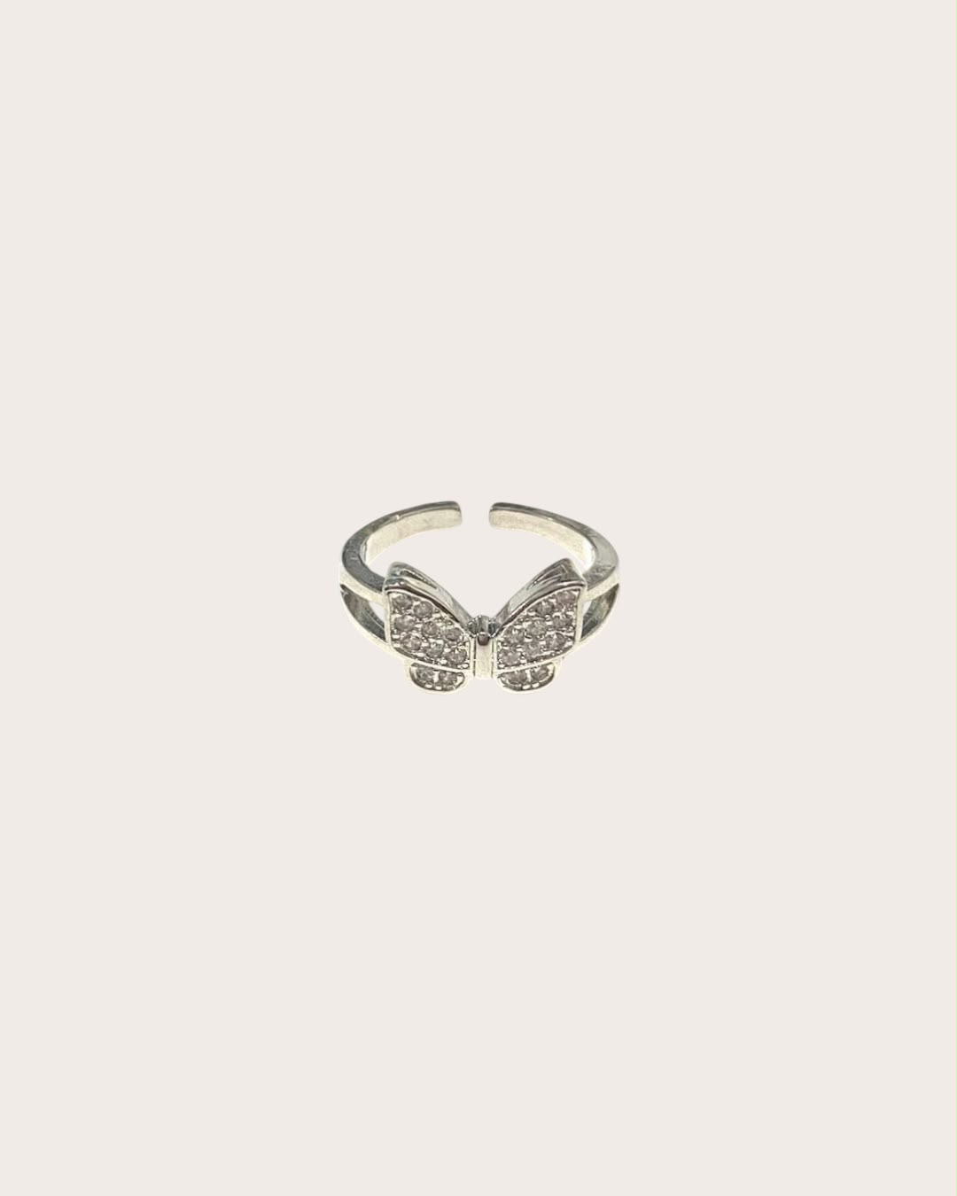Mariposa shiny silver