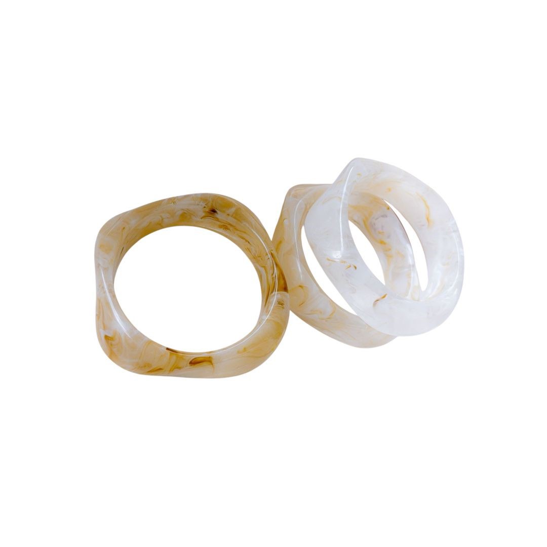 Brazalete Resina Cuadrado